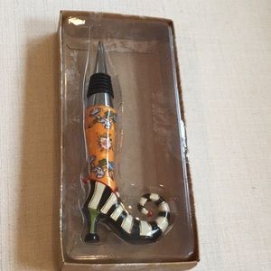 Mackenzie-Childs Steppin’Out Bottle Stopper